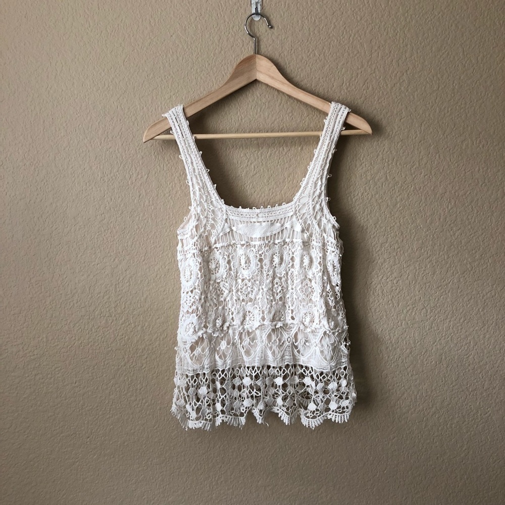 UO pins and needles crochet tank top - Picture 2 of 5